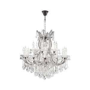 Rustic Filter: Maria Theresa Crystal Chandelier Grande 19 Light - RUSTIC