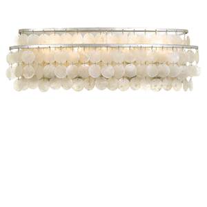 Gigi Collection - Flush Mount Chandelier - Antique Silver - L:58.4cm