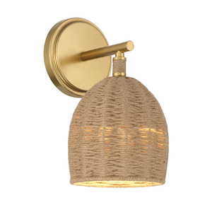 Wall Sconces: Mace Collection - Wall Sconce - Rattan