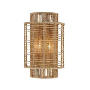 Jana Collection - Wall Light - Rattan