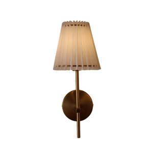 Wall Sconces: Grayson Collection - Wall Light - Satin Brass