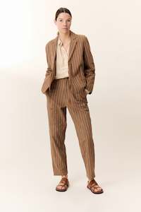 Parsa TC124 Stripes Brown Trousers