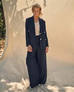 Last Style: Aura Cello Blazer Navy