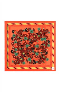 Scarves: Shawl Silk Floral Pink