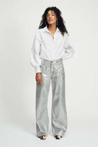 Sale40 2: Shimmer Denim Grey Jeans