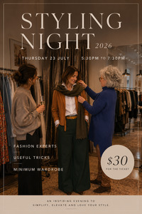Events: Styling Night 2026 - Greytown Festival of Christmas
