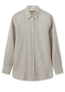 Mosmosh Spring 24: Elinda Linen Shirt Cement
