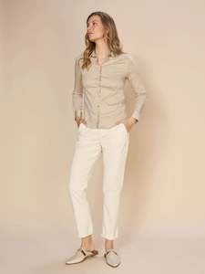 Mosmosh Spring 24: Celest Chino Pants Ecru