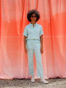 Pantalon Alex Aguamarina