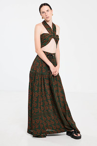 Country Club Skirt / Dress Green Pop Palm