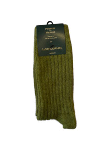 Possum Rib Sock Olive
