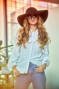 Sherykw25sale: Frill Blouse Viscose