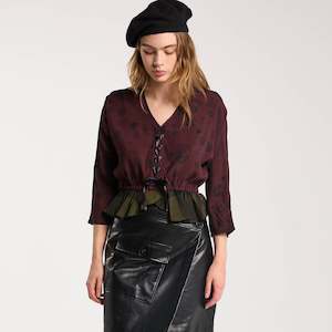 Valentine Top Plum Forest