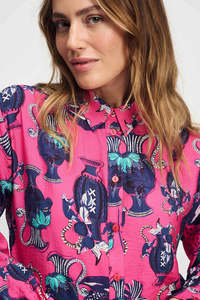 Pom Amsterdam: Milly Vases Pink Blouse