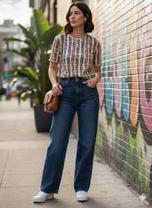 Half Price: Floral Vine Fitted T-Shirt