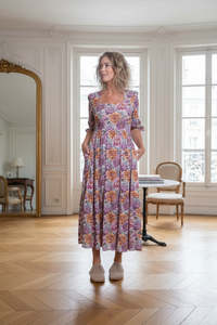 Sheryl May Dress 30 Off: Purple Peony Arabella Dress