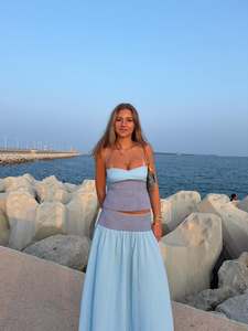 Midi Dresses: I Am Delilah Adeline Set - Storm