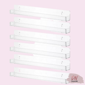 DN acrylic wall polish shelf Set of 2