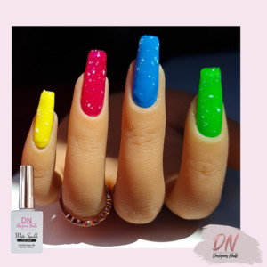 Base Top Coats Etc: TOP COAT - White Speckle