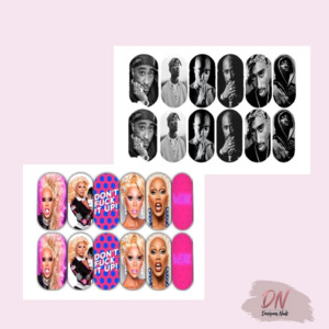 decals - famous faces