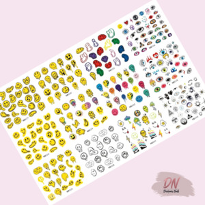 Water Decals: Water Decals - Faces