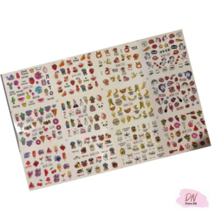 Cartoon water decals