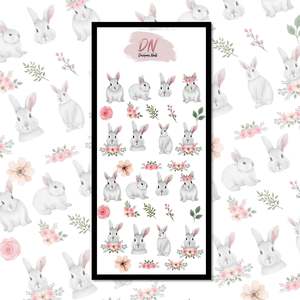 Nail Enthusiast: Bunny water decals