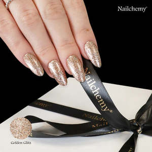 Prophecy Hema Free Gel Polish: GOLDEN GLITZ- HOLIDAY GLAMOUR - PROPHECY HEMA FREE GEL POLISH