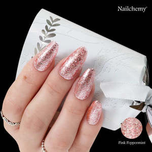 Prophecy Hema Free Gel Polish: PINK PEPPERMINT - HOLIDAY GLAMOUR - PROPHECY HEMA FREE GEL POLISH