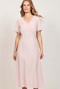 Anne Mardell: Anne Mardell Suzette Dress / SM6187 ( Pink & Blue)