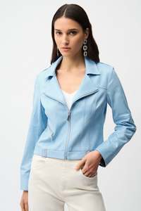 Joseph Ribkoff Faux Suede Fitted Jacket / 261910 (2 Colours)