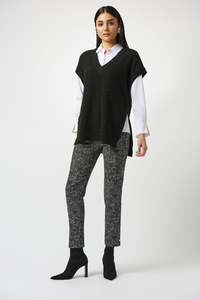 Joseph Ribkoff: Joseph Ribkoff Sleeveless Knit Tunic With Sequins / 253957