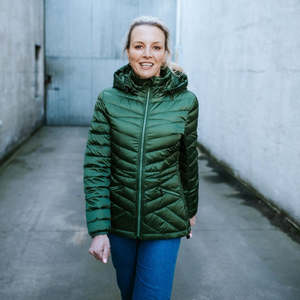 Moke Cushla Down Jacket  / Cypress