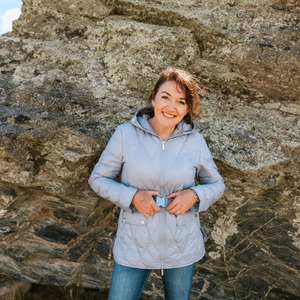 Moke Anita Down Jacket ( Ice Blue , Black)