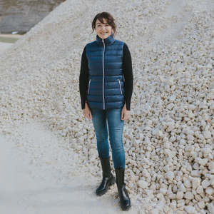 Moke Emily Peplum Down Vest