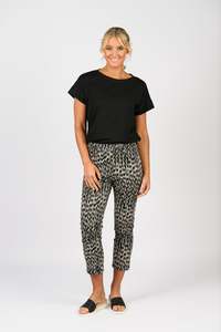 Vassalli Printed Skinny 7/8th Leg Lightweight Pull On  / 271LW -----(3 Colours)