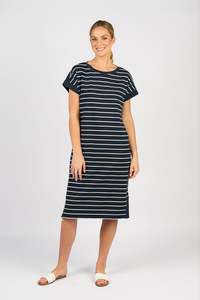 Vassalli: Vassalli Drop Sleeve T-Shirt Dress / 6120 (2 Colours)