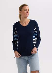 Zacket Plover: Zaket & Plover Side Stripe Jumper / ZP7712