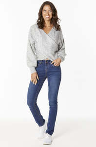 Jeans: New London Jeans Chelsea / Denim- Grey