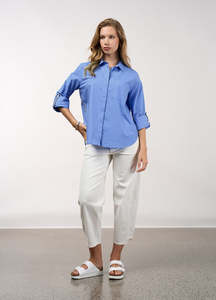 Madly Sweetly Mixed Media Shirt / MS1613 (3 Colours)