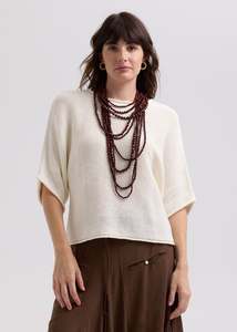 Sweaters: ld + co Textured Jumper / LC7764 (2 colours - Black & White)