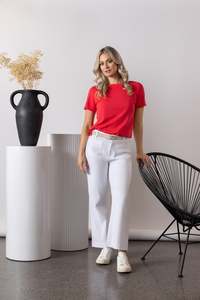 Vassalli Boat Neck Top / 4489 (3 Colours)