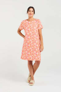 Blackstone Alexia Printed Linen / Cotton Dress / BSD157-2