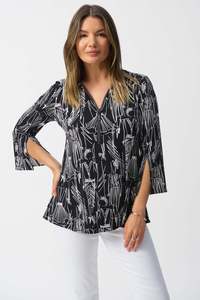 Joseph Ribkoff Silky Knit Print Tunic / 251181