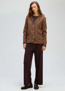 Ld+Co Collared Cardi / LC8184