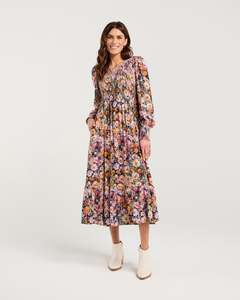 Dresses: Blackstone Charlotte Shirred Dress / BWJ274