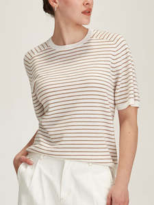 Sills: Sills Cecilia Stripe Knit Tee / 12803.1