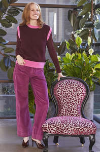 Jeans: New London Jeans Victory  / Purple Cord