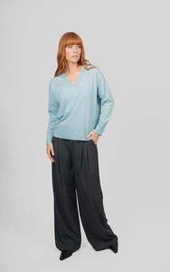 Garments: Bridge & Lord V Neck Pullover With Links Trim / BL6620 (2 Colours)