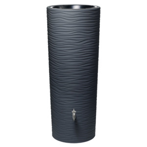 Designer Range: Natura 2in1 350L Rainwater Tank - Graphite Grey
